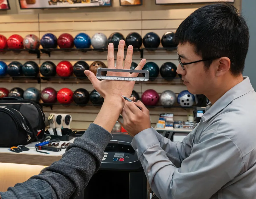 Pro shop fitting session
