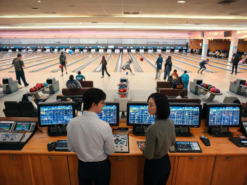 Independent bowling center